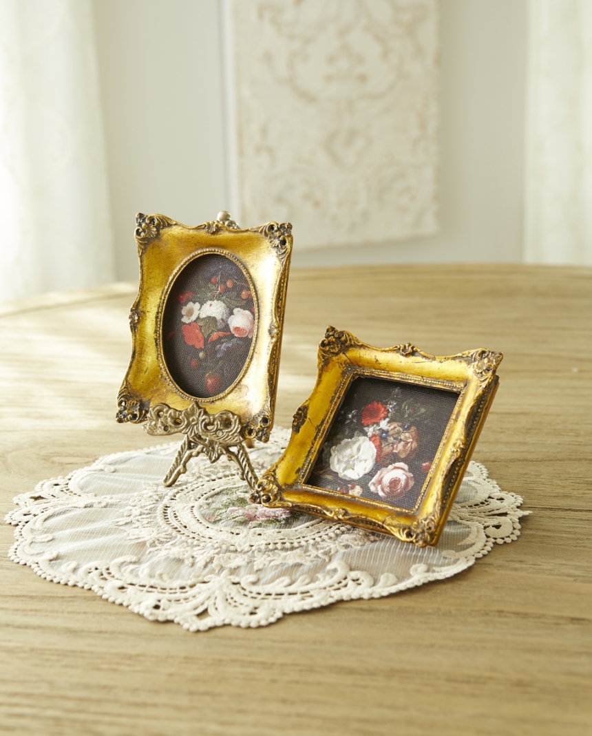 バロックゴールド　ミニフレーム２個セット1