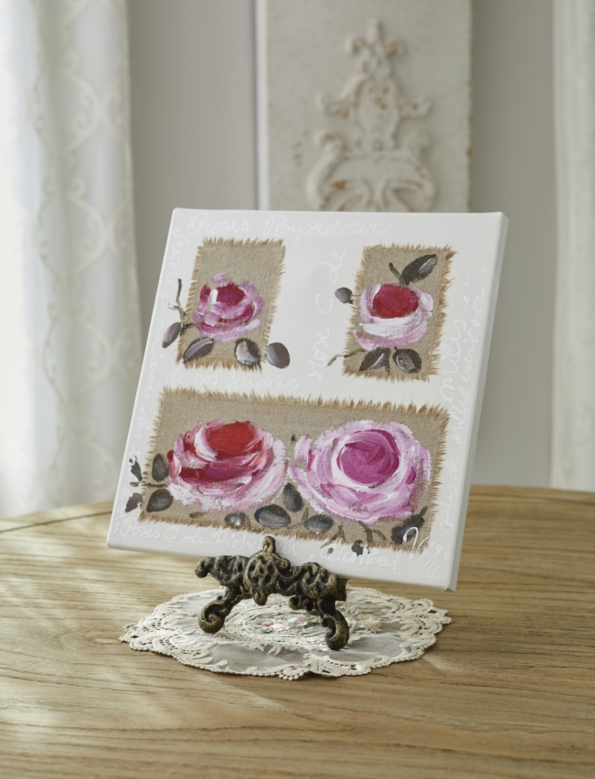 アクリル画（ローズ）1