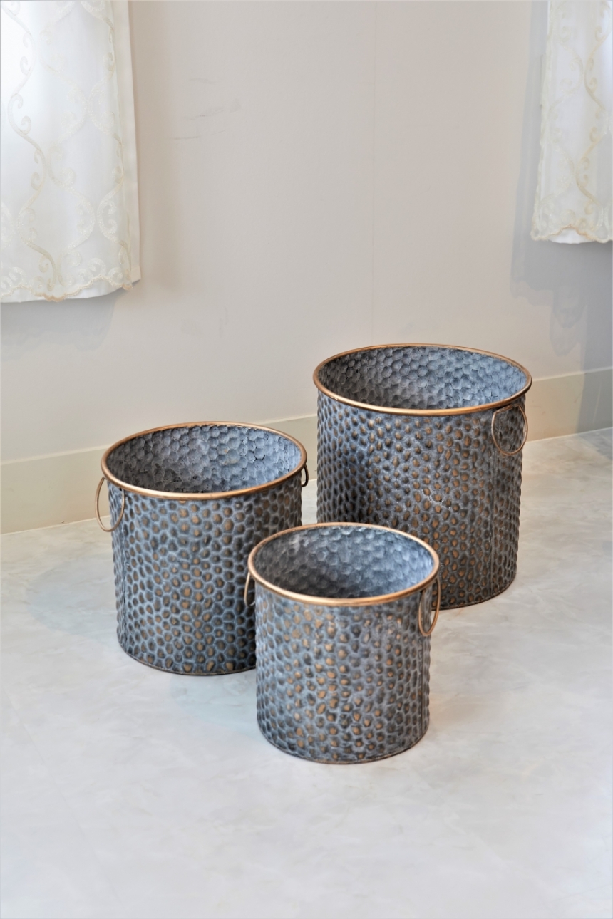 メタルプランター3点セット1