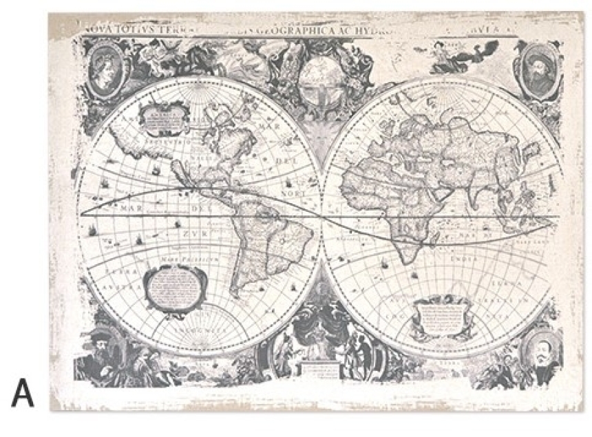 クラシックワールドマップパネル  【SALE】1